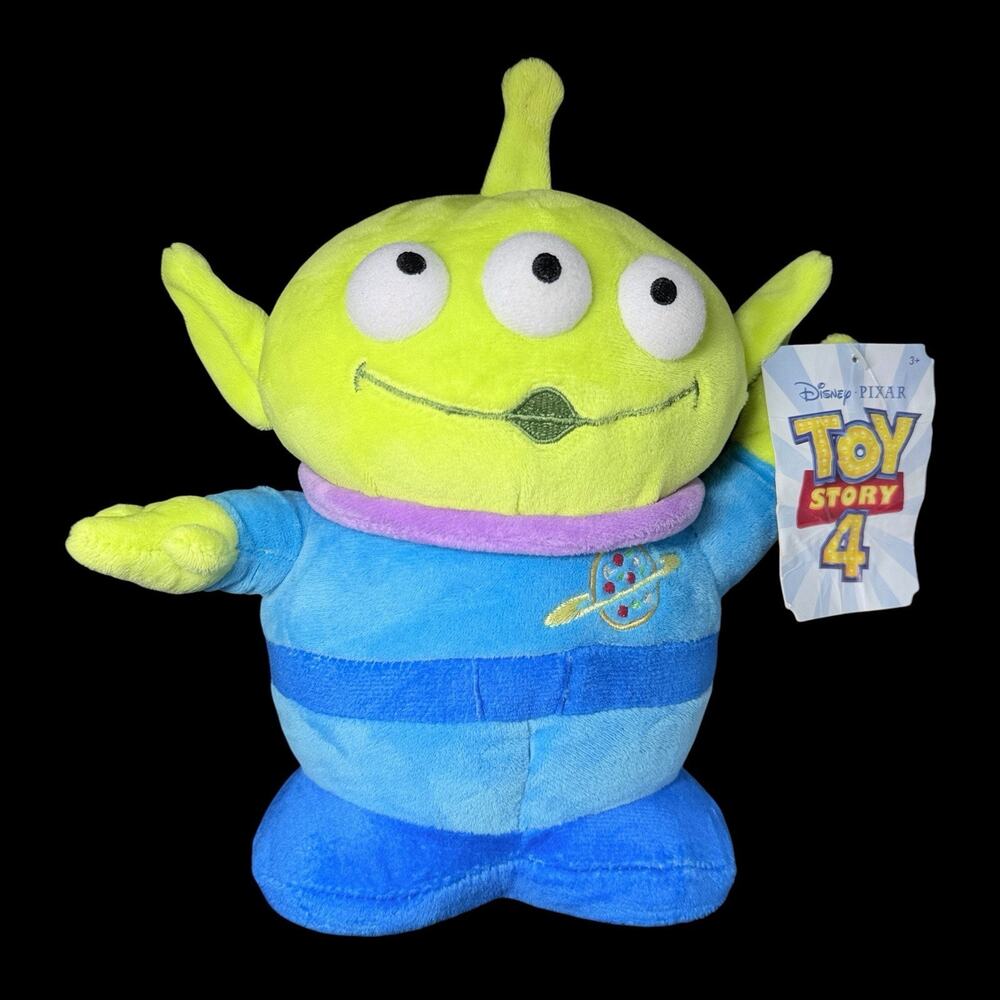 Disney Pixar Toy Story 4 Alien Plush Just Play Green Space Alien 10 in